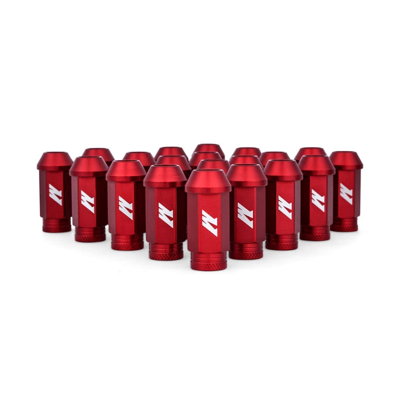 Mishimoto Mishimoto Aluminum Locking Lug Nuts M12x1.25 20pc Set Red MISMMLG-125-20LRD