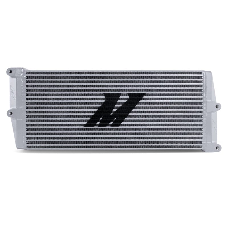 Mishimoto Mishimoto Heavy-Duty Oil Cooler - 17in. Opposite-Side Outlets - Silver MISMMOC-OO-17SL