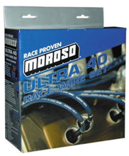 Load image into Gallery viewer, Moroso Moroso Chevrolet Small Block Ignition Wire Set - Ultra 40 - Unsleeved - Non-HEI - Under Header - Blk MOR73708