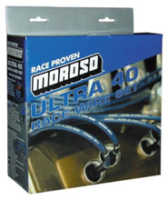 Load image into Gallery viewer, Moroso Moroso GM LS Ignition Wire Set - Ultra 40 - Sleeved - 9.75in - Blue MOR73537
