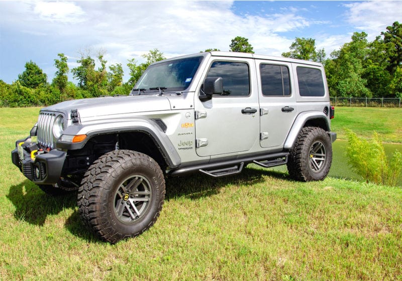 N-Fab N-Fab Podium LG 2018 Jeep Wrangler JL 4DR SUV - Full Length - Tex. Black - 3in NFBHPJ1866-TX