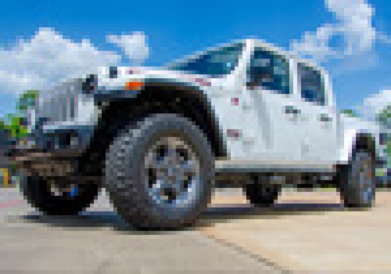 N-Fab N-Fab RKR Step System 2019 Jeep Wrangler JT 4 Door Truck Full Length - Tex. Black - 1.75in NFBJ194TRKRS4