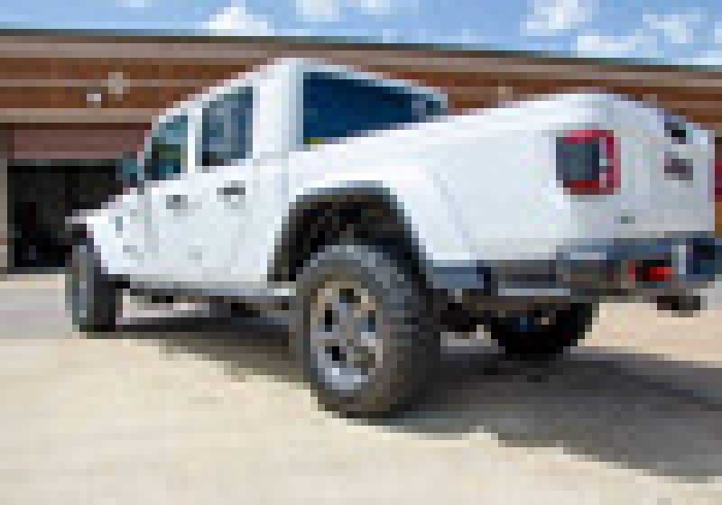 N-Fab N-Fab RKR Step System 2019 Jeep Wrangler JT 4 Door Truck Full Length - Tex. Black - 1.75in NFBJ194TRKRS4