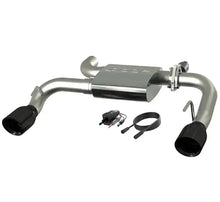Load image into Gallery viewer, 2021-2024 Ford Bronco QTP Screamer Axle Back Black Tips