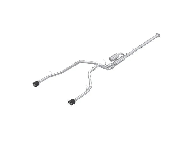 2025+ RAM 1500 3.0L Pro Series 3.0in Cat-Back Dual Rear Exit Exhaust - CF Tips - Main Product View