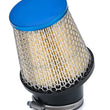 Load image into Gallery viewer, otr filters Filter Air Kart 2.437in Inlet 4in 20 Deg Blue CY11000BA