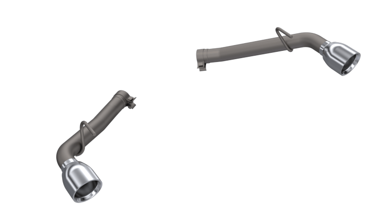 QTP QTP 14-15 Chevrolet Camaro SS 6.2L 304SS Eliminator Muffler Delete Axle Back Exhaust w/4.5in Tips QTP700114