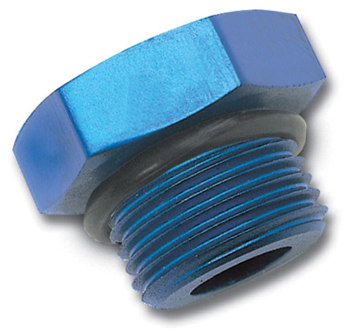 Russell Russell Performance -12 AN Straight Thread Plug (Blue) RUS660300