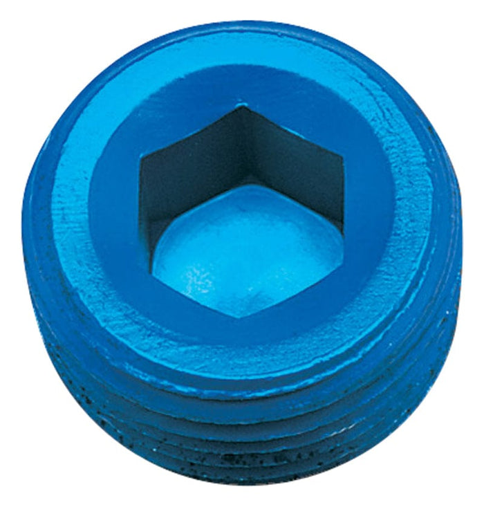 Russell Russell Performance 3/4in Allen Socket Pipe Plug (Blue) RUS662070