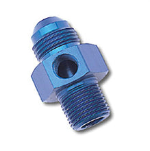 Load image into Gallery viewer, Russell Russell Performance -6 AN Flare to 3/8in Pipe Pressure Adapter (Blue) RUS670060