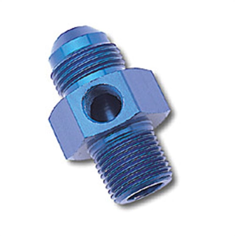 Russell Russell Performance -6 AN Flare to 3/8in Pipe Pressure Adapter (Blue) RUS670060