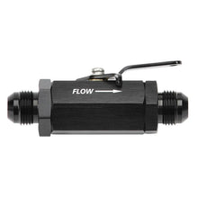 Load image into Gallery viewer, Russell Russell Performance Shutoff Valve -10 AN Male Black Finish RUS650653