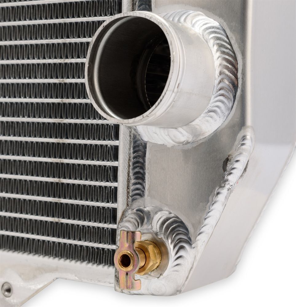 Scott Drake Radiator 2-Row Aluminum with Transmission Cooler 8005-AL fits 1966-1977 Ford Bronco V8