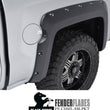 Load image into Gallery viewer, Black Horse Off Road Black TPO Smooth Paintable Pocket Style FF-CHSIL19-SM fits 2019 Chevrolet Silverado 1500 WT