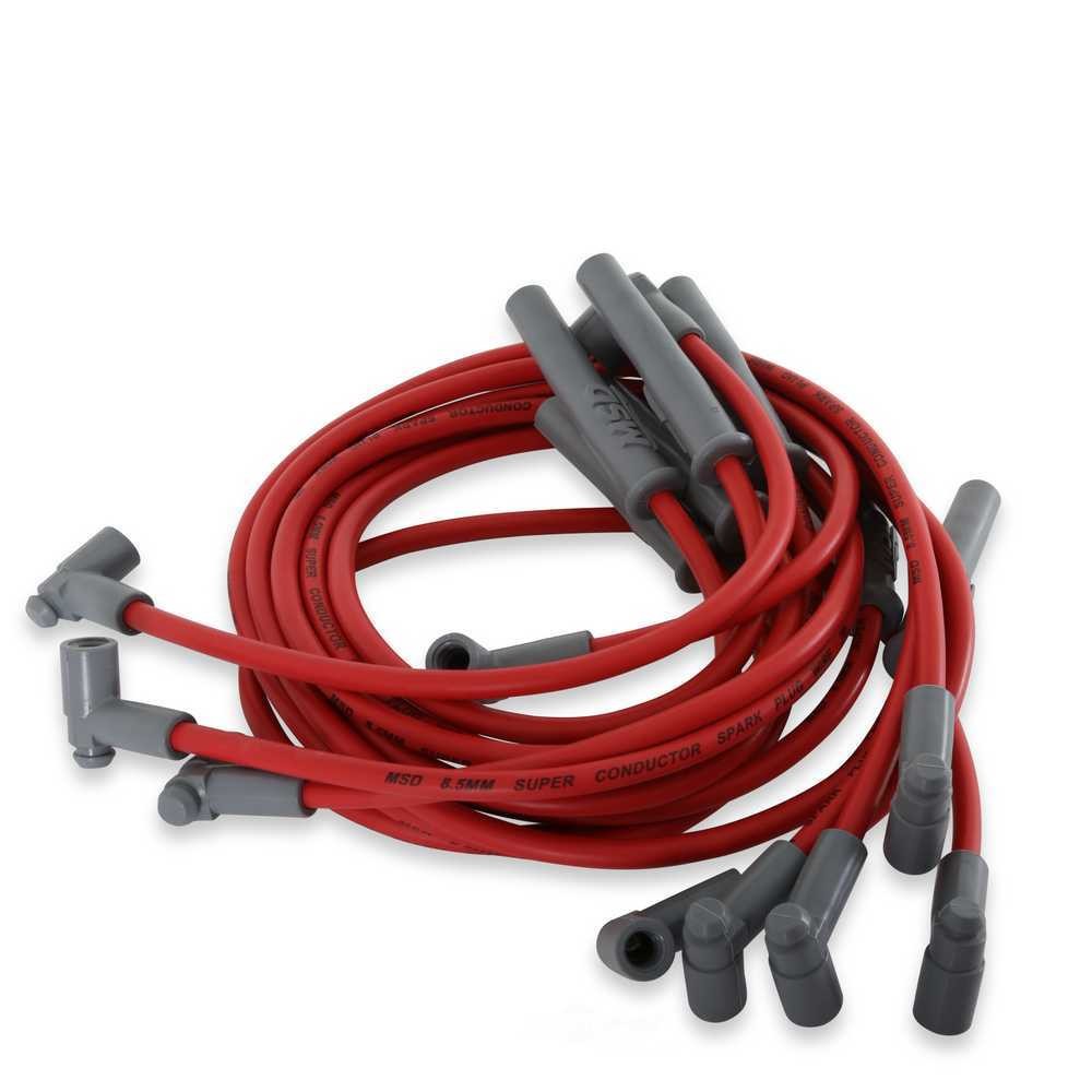 MSD Conductor Plug Wire Set, w/HEI Cap 35389 fits 1963 Ford 300 / 1960-1967 Ford COUNTRY Squire, COUNTRY SEDAN / 1971-1974 Ford COUNTRY Squire, LTD, COUNTRY SEDAN, Custom / 1964-1966,1971-1972 Ford Custom / 1971-1972 Ford Mustang Ford 351c 351c