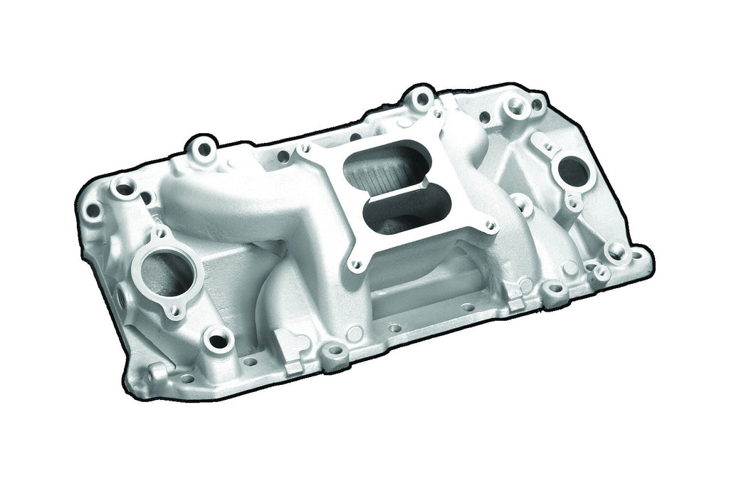 Professional Products Crosswind Intake Manifold - Satin 53026 fits Chevrolet BBC