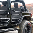 Load image into Gallery viewer, ARIES 25009 Black Aluminum Rear Tube Half Doors 25009 fits Jeep Wrangler JK