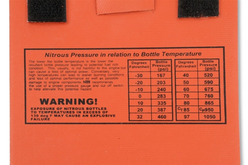 NOS/Nitrous Oxide System Nitrous Bottle Heater 10 & 15 lb Bottles 110 Volt AC w/ Thermostat 14164-110NOS
