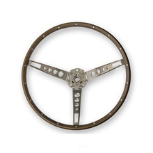 Load image into Gallery viewer, Scott Drake Deluxe Steering Wheel (Wood) C5ZZ-3600-N fits 1965-1966 Ford Mustang Deluxe