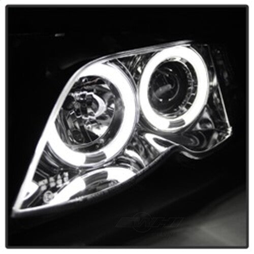 Spyder Auto (Spyder Signature) Projector Headlights 1PC - LED Halo - Chrome 5042408 fits 2002-2005 BMW 320I / 2002-2005 BMW 325I / 2002-2005 BMW 325XI / 2002-2005 BMW 330I / 2002-2005 BMW 330XI