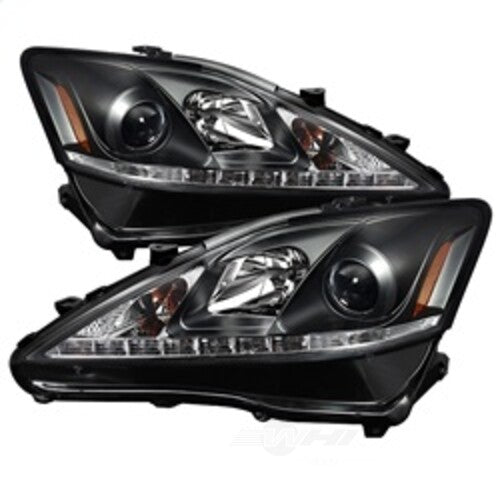Spyder Auto (Spyder Signature) Projector Headlights - DRL - Black 5080059 fits 2006-2010 Lexus IS250 / 2006-2010 Lexus IS350