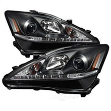 Load image into Gallery viewer, Spyder Auto (Spyder Signature) Projector Headlights - DRL - Black 5080059 fits 2006-2010 Lexus IS250 / 2006-2010 Lexus IS350