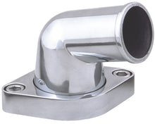Load image into Gallery viewer, Trans-Dapt Performance 15deg Swivel Style Water Neck; O-Ring Seal SB and Polished Aluminum 6016 fits Chevy V8 Sb / BB