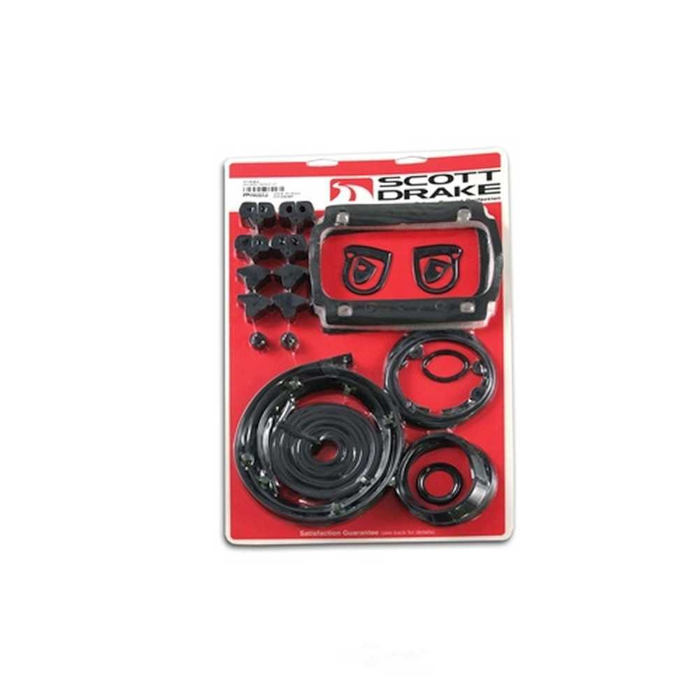 Scott Drake Repaint Basic Gasket and Seal Kit KIT-RUB-3 fits 1964-1966 Ford Mustang