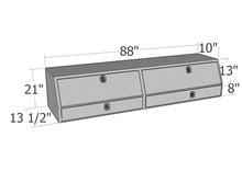 Load image into Gallery viewer, Unique Truck Accessories 88" Contr. TopSider w/ Drawers &amp; Doors Comm. Class TBS200-88D-BD