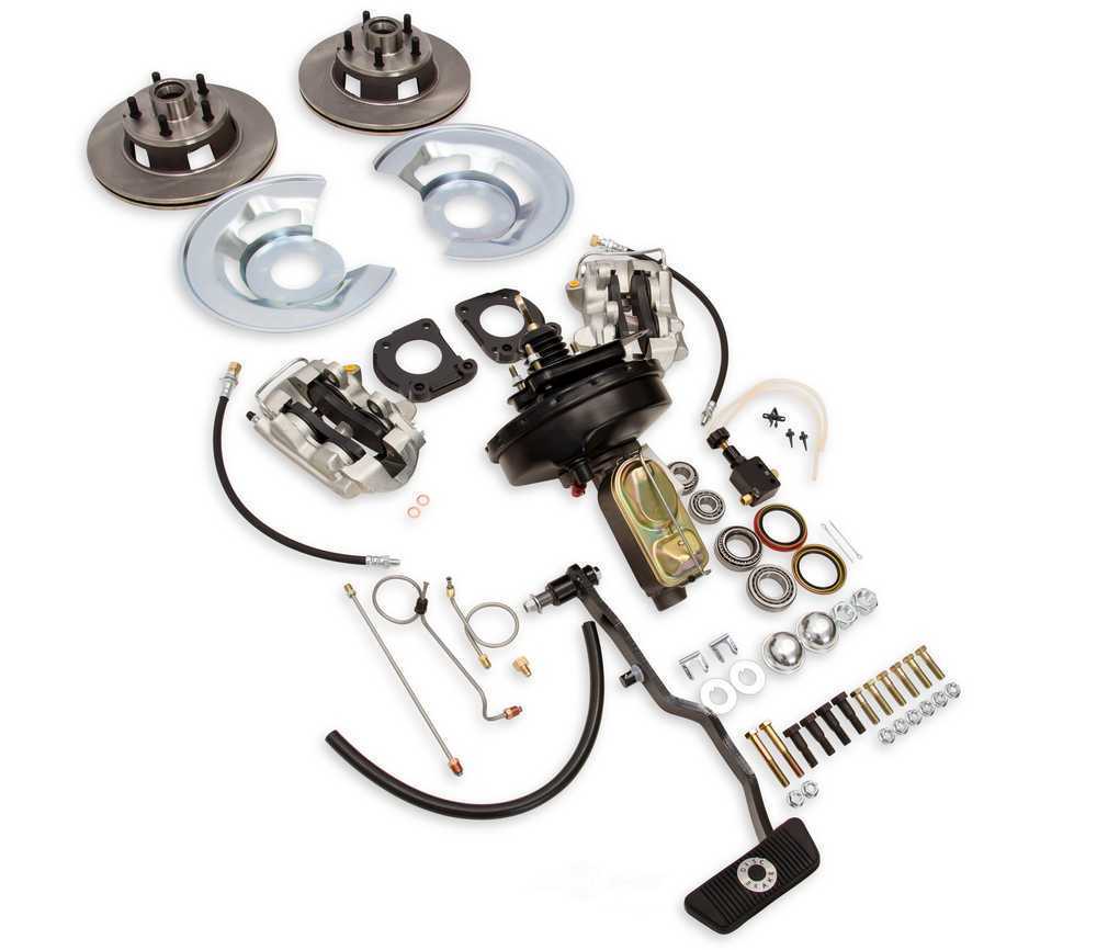 Scott Drake F-Disc Brake Conversion Kit-Dual Bowl Master Manual F-Drum Brake DBC-A121-1-R fits 1967-1969 Ford Mustang F-Disc Brake Conversion