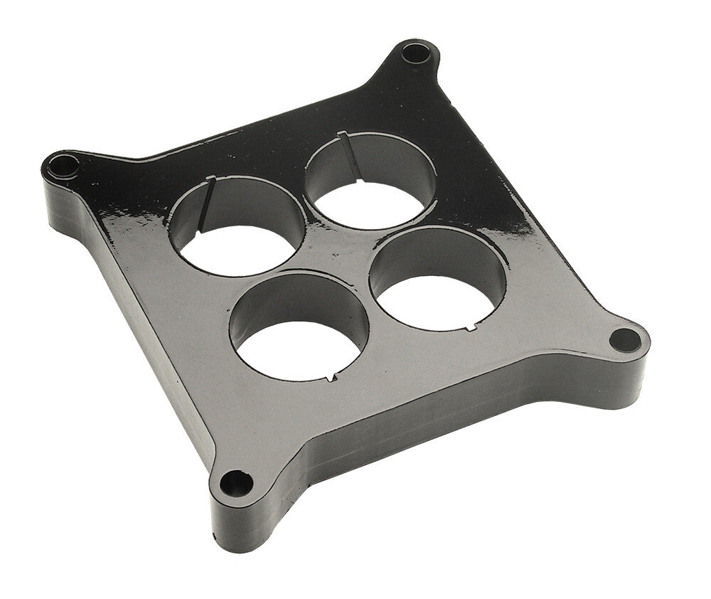 Trans-Dapt Performance 1 in. HOLLEY 4BBL SQUARE BORE- Plastic Phenolic SWIRL-TORQUE Spacer