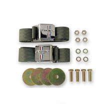 Load image into Gallery viewer, Scott Drake Seat Belt Set with Emblem SB-GN-H fits 1964-1973 Ford Mustang