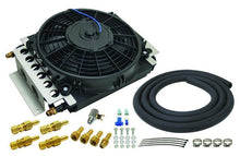Load image into Gallery viewer, Derale 16 Pass Electra-Cool Remote Transmission Cooler Kit, -6AN Inlets 13900 fits 1957-2018 Buick / Chevrolet / Dodge and more