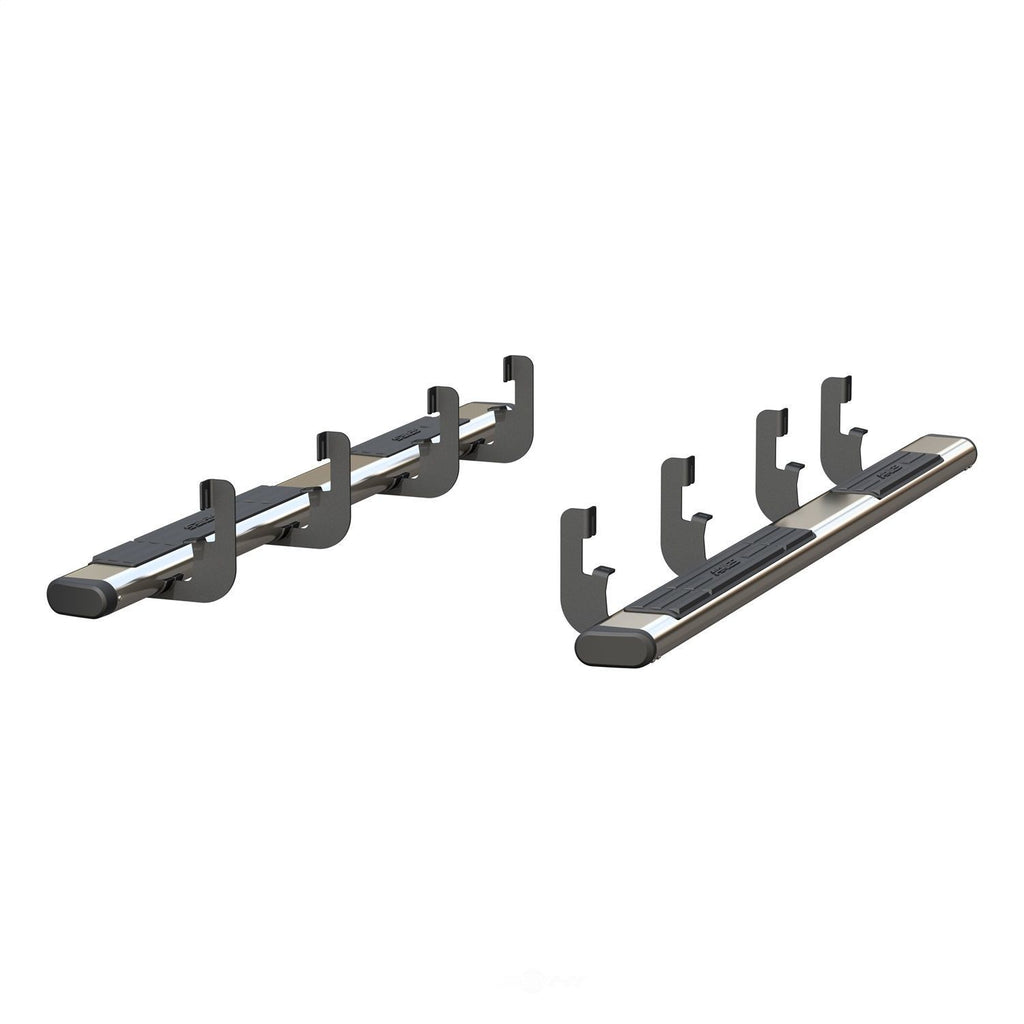 ARIES 6" x 91" Polished Stainless Oval Side Bars 4444049 fits Silverado / Sierra / CREW CAB