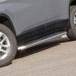 Load image into Gallery viewer, ARIES AeroTread 5" x 76" Polished Stainless Running Boards, Select Traverse, Acadia 2051020 fits 2007-2012 GMC Acadia / 2007-2016 GMC Acadia SLE, Acadia SLT / 2009-2016 Chevrolet Traverse LTZ / 2009-2017 Chevrolet Traverse LS, Traverse LT