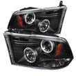 Load image into Gallery viewer, Spyder Auto (Spyder Signature) Projector Headlights - LED Halo - Black 5010032 fits 2009-2010 Dodge Ram 1500 / 2011-2018 Ram 1500 / 2011-2016 Ram 2500 / 2011-2016 Ram 3500