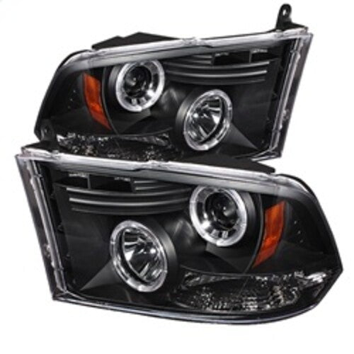Spyder Auto (Spyder Signature) Projector Headlights - LED Halo - Black 5010032 fits 2009-2010 Dodge Ram 1500 / 2011-2018 Ram 1500 / 2011-2016 Ram 2500 / 2011-2016 Ram 3500