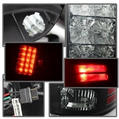 Spyder Auto (Spyder) LED Tail Lights - Black Smoke 5078124 fits 2009-2010 Dodge Ram 1500 / 2013-2015 Ram 1500 BIG HORN / 2011-2018 Ram 2500 / 2011-2018 Ram 3500