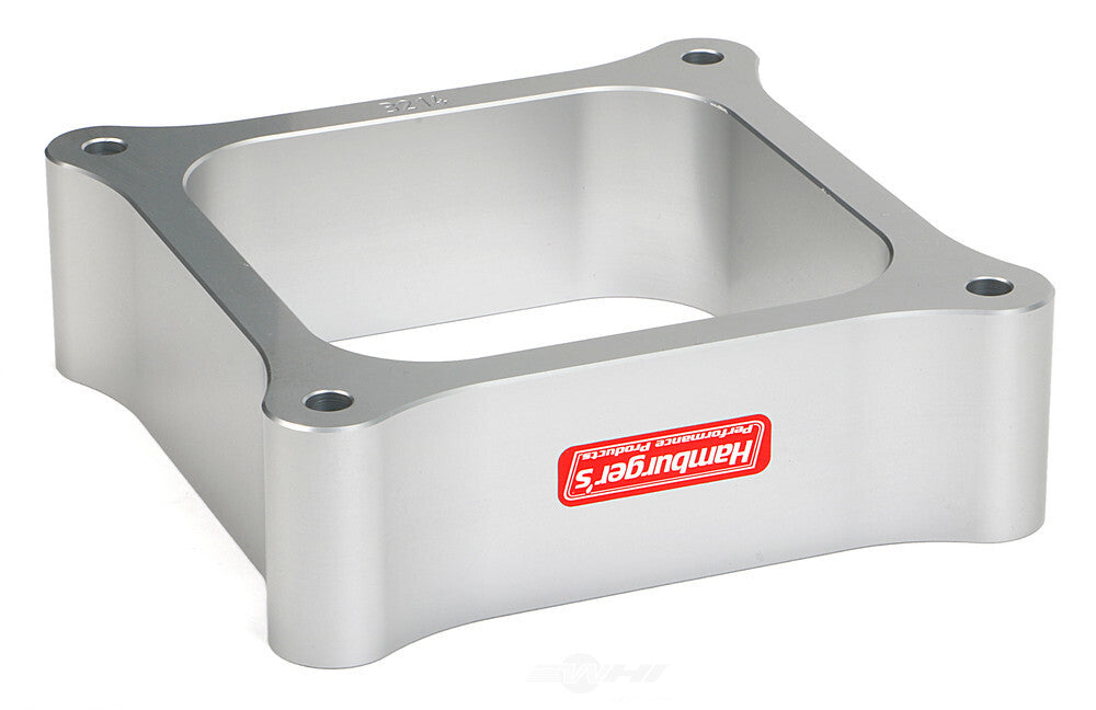 Hamburger's Performance OPEN PLENUM CARBURETOR SPACER- Holley DOMINATOR; 2 in. Tall- Billet Aluminum 3214