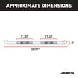 Load image into Gallery viewer, ARIES - 3" Round Polished Stainless Side Bars, Select FS, Tahoe, C, K 204018-2 fits Chevrolet Blazer FS, Tahoe / GMC Yukon / Chevrolet C, K / GMC C, K