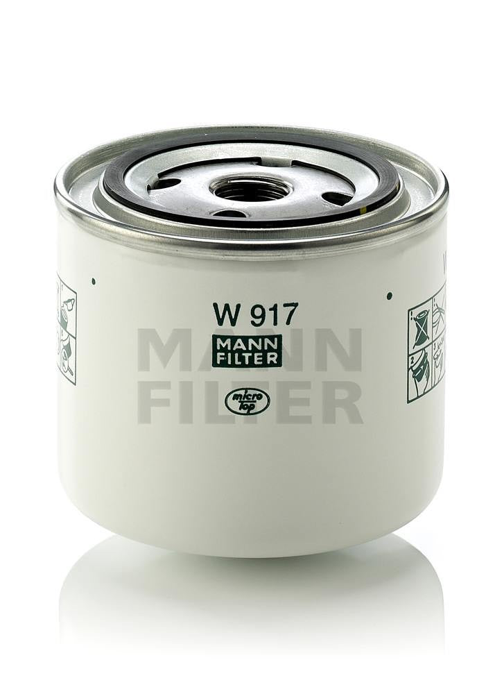 Mann-Filter Oil Filter W 917 fits 1976-1999 Volvo 240, 242, 244, 245, 262, 264, 265, 740