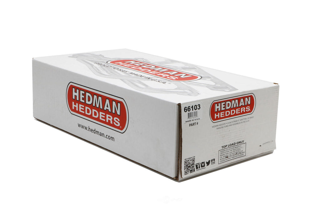 Hedman Hedders HTC Coated Headers; 2 in. Tube Dia; 3 in. Coll; MID-LENGTH Design 66103 fits 1965-1981 Chevrolet Bel Air / Biscayne / Camaro / Caprice / Chevelle / El Camino / Impala / Laguna