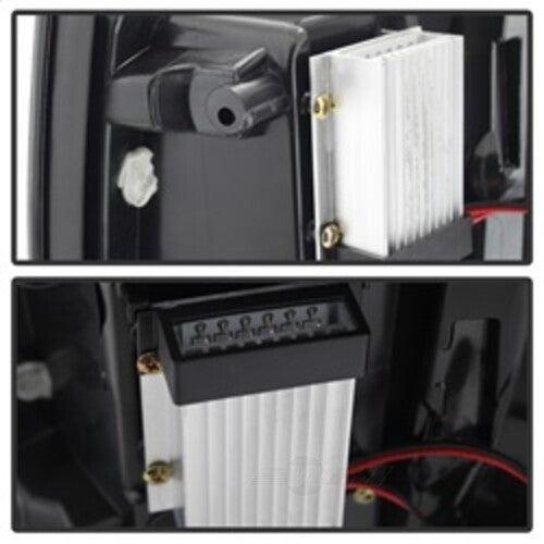 Spyder Auto (Spyder) LED Tail Lights - Black Smoke 5078148 fits 2010-2014 Ford F-150