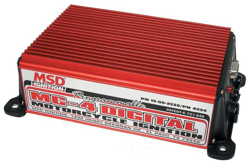 MSD Programmable MC-4 Ignition 4224 fits Motorcycle