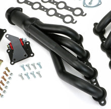 Load image into Gallery viewer, Trans-Dapt Performance SWAP IN A BOX KIT Into Auto Trans- Black Maxx Headers 42053 fits 1973 1974 Chevrolet C10 Pickup / 1973 1974 Chevrolet C10 Suburban / 1973 1974 Chevrolet C20 Pickup / 1973 1974 Chevrolet C20 Suburban / 1973 1974 GMC C15/c1500 Pickup