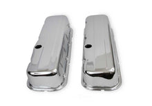 Load image into Gallery viewer, Mr Gasket Chrome Tall-Style Valve Covers without Baffle 9802 fits 1965-2000 Chevrolet / GMC