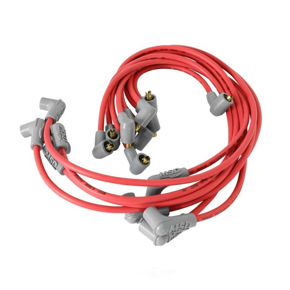 MSD Conductor Spark Plug Wire Set, Socket Dist. Cap 31659 fits 1961-1974 Chevrolet Small Block / GMC