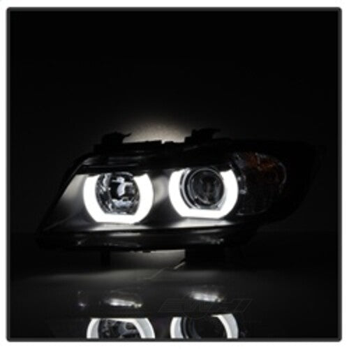 Spyder Auto (Spyder Signature) Projector Headlights - LBDRL - Black 5083432 fits 2006-2008 BMW 323I / 2007-2008 BMW 328I / 2007-2008 BMW 328XI / 2007-2008 BMW 335I / 2007-2008 BMW 335XI