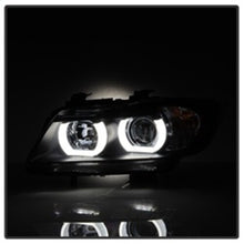 Load image into Gallery viewer, Spyder Auto (Spyder Signature) Projector Headlights - LBDRL - Black 5083432 fits 2006-2008 BMW 323I / 2007-2008 BMW 328I / 2007-2008 BMW 328XI / 2007-2008 BMW 335I / 2007-2008 BMW 335XI