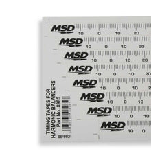 Load image into Gallery viewer, MSD Timing Tape - Harmonic Balancer - 5.25" to 8.00" 8985